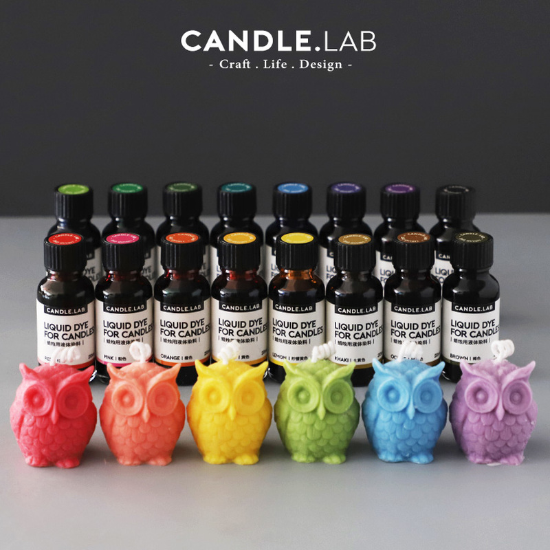 Coconut Wax Flake - 16สีเทียนLABความเข้มข้นสูงเทียนLiquid Dyeถั่วเหลืองแว็กซ์แว็กซ์Iceดอกไม้ขี้ผึ้งมะพร้าวPigment Color20ml