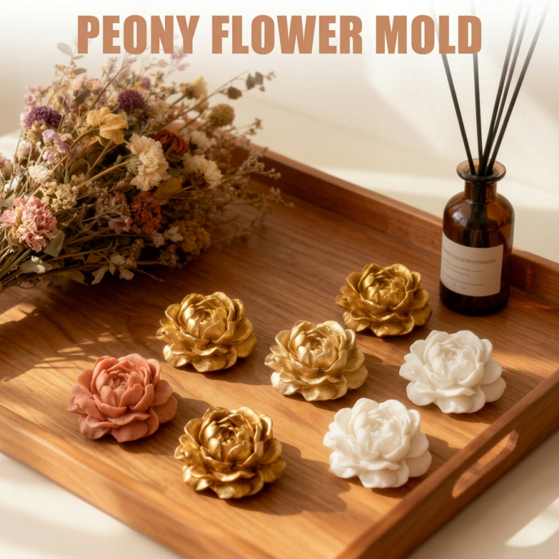 แม่พิมพ์ซิลิโคนเทียนรูปดอกมะลิ - Candle Making Jars บทวิจารณ์และราคา