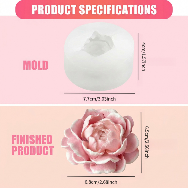 แม่พิมพ์ซิลิโคนเทียนรูปดอกมะลิ - Candle Making Jars บทวิจารณ์และราคา