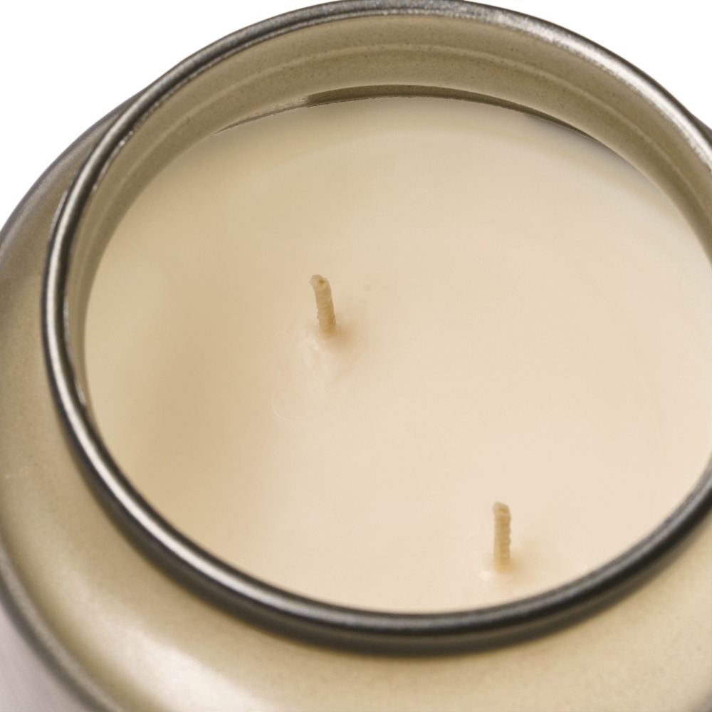 เทียนหอมในโถแก้วสีทอง 2 ไส้ พร - Coconut Wax Flake บทวิจารณ์และราคา