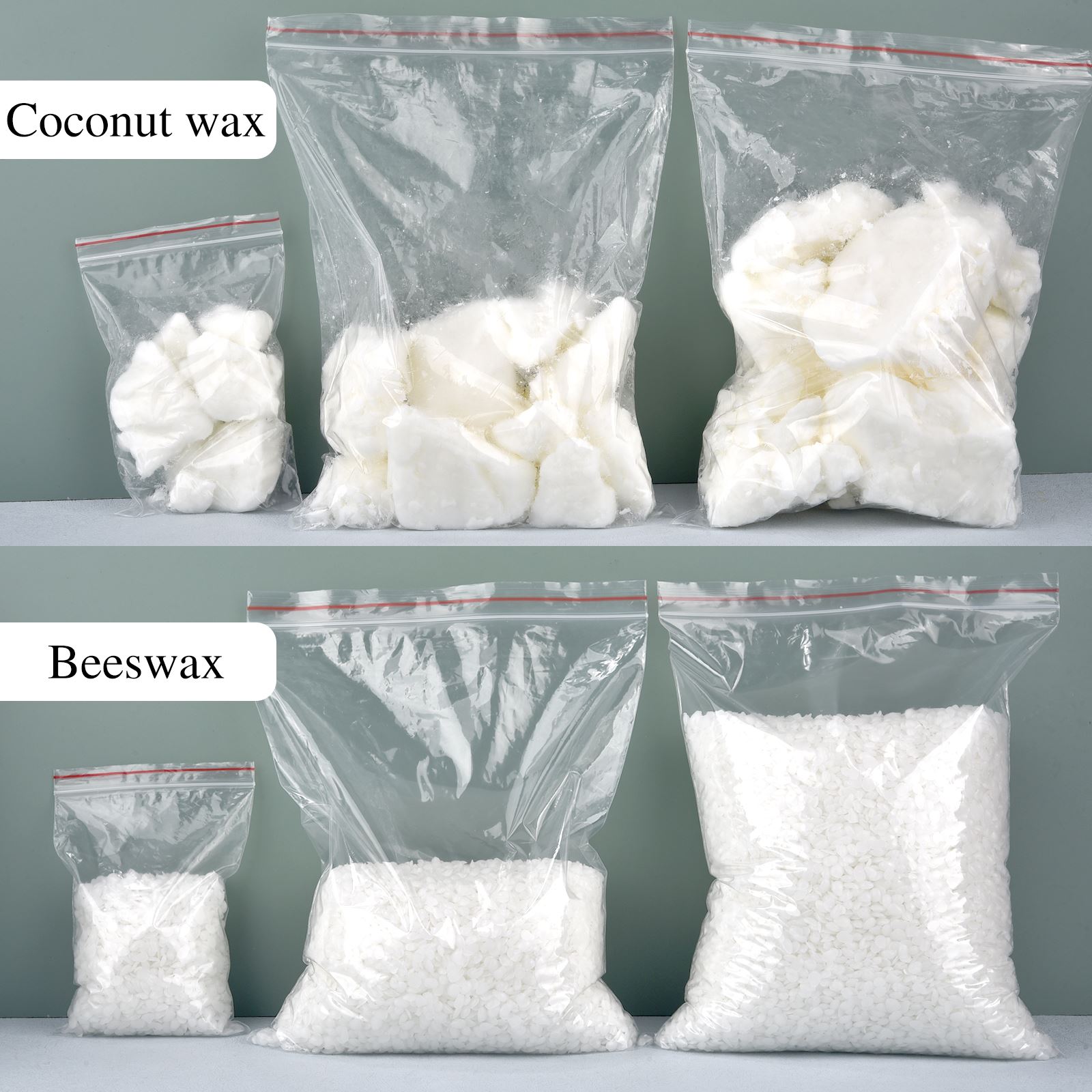 500g/1kg ขี้ผึ้งสีขาวบริสุทธิ์ - Coconut Wax Flake บทวิจารณ์และราคา