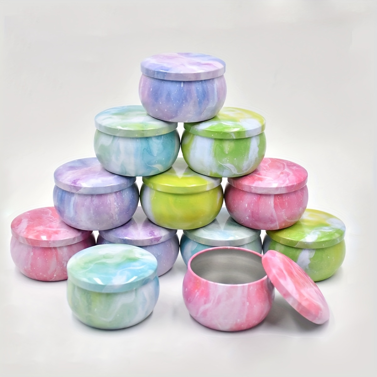 ขวดเทียนโลหะลายท้องฟ้าเต็มไปด้ - Candle Making Jars บทวิจารณ์และราคา