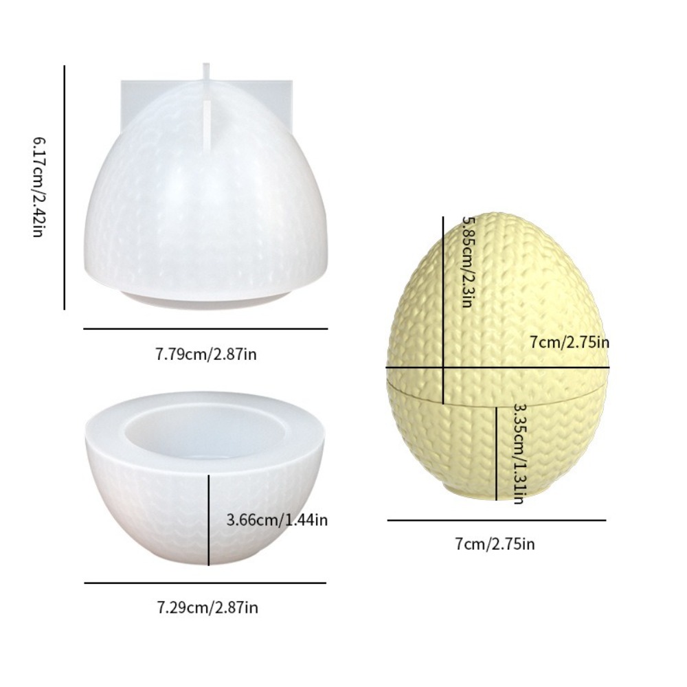 แม่พิมพ์ซิลิโคนรูปไข่สำหรับงาน - Candle Making Yarn บทวิจารณ์และราคา