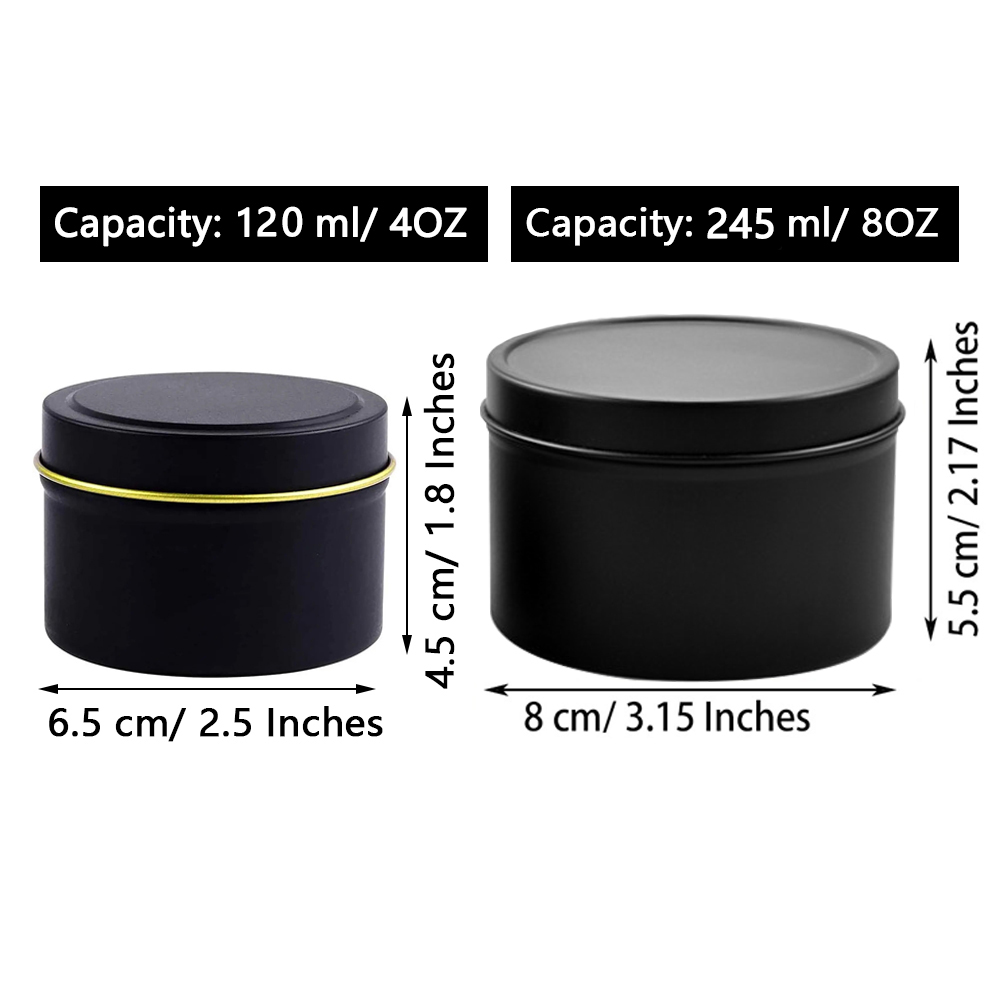 กระป๋องเทียนขนาด 4 ออนซ์/8 ออน - Candle Making Jars บทวิจารณ์และราคา