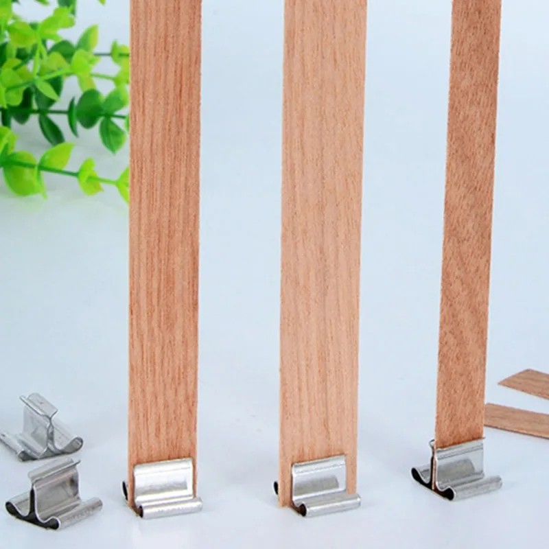 ชุดไส้เทียนไม้ 50/100 ชิ้น พร้ - Candle Making Jars บทวิจารณ์และราคา