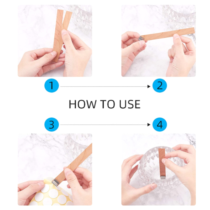 30pcs เทียนไม้เทียนทําชุด Wick - Candle Making Jars บทวิจารณ์และราคา