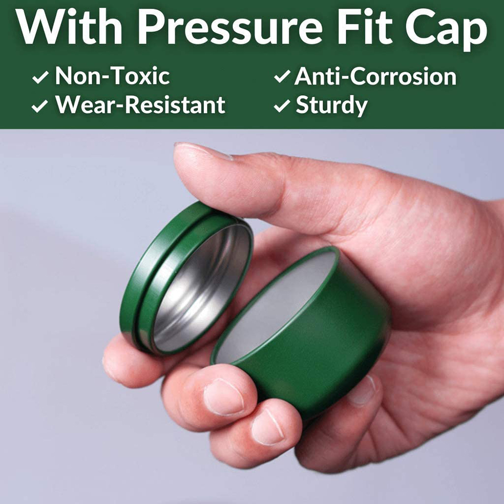 กระป๋องชาพร้อมฝาปิด Airtight เ - Candle Making Jars บทวิจารณ์และราคา