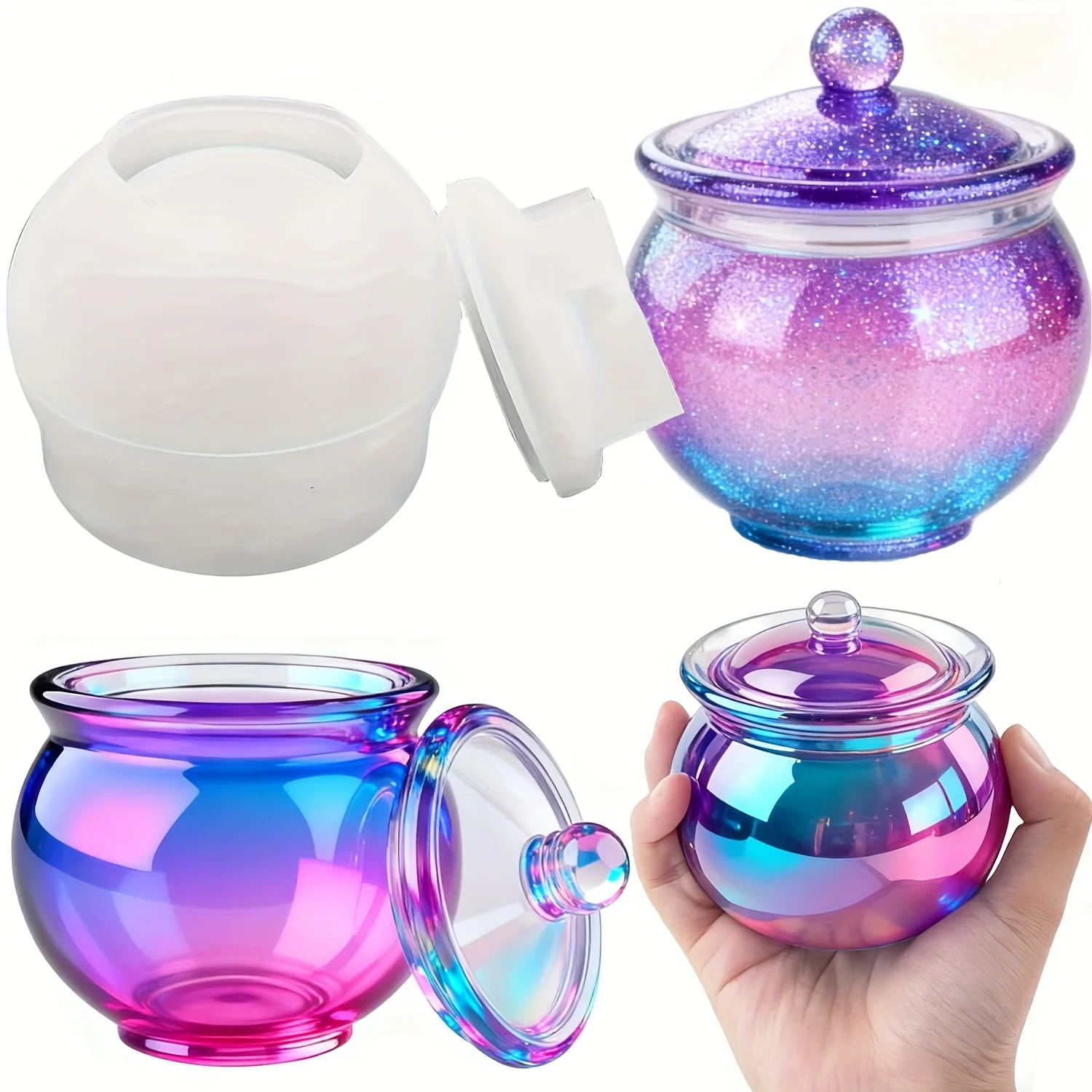แม่พิมพ์เรซิ่นทรงกลม 1 ชุด พร้ - Candle Making Jars บทวิจารณ์และราคา