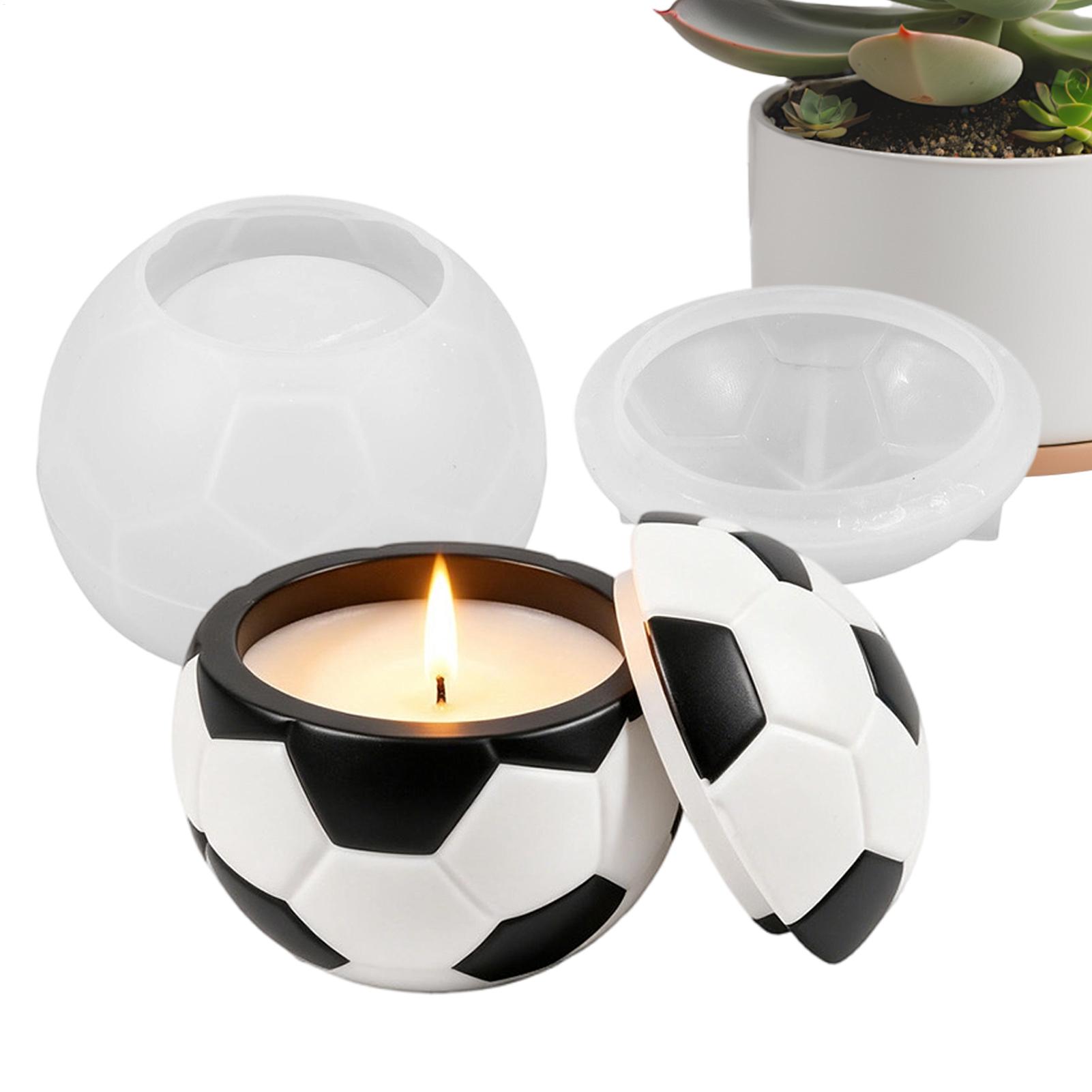 แม่พิมพ์ซิลิโคนรูปฟุตบอล 3 มิต - Candle Making Jars บทวิจารณ์และราคา