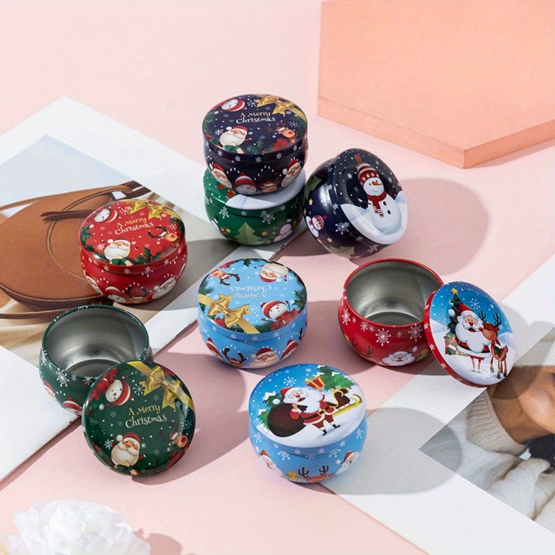 10 ชิ้นเทศกาลคริสต์มาสเทียน Ja - Candle Making Jars บทวิจารณ์และราคา